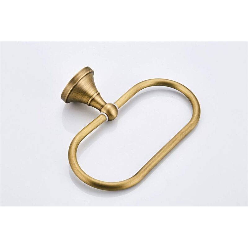 Anneau Porte-serviettes Mural Doré – Acier Inoxydable, 15,8x15,8x6,5 Cm – Installation Facile, Séchage Rapide – Accessoire Salle De Bain Moderne - 8