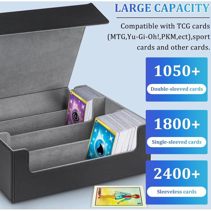 REAQUE Boîte De Rangement Pour Cartes à Collectionner
