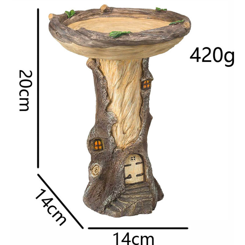 GOO Statue Mangeoire À Oiseaux Statue De Chien Mangeoire à Oiseaux
