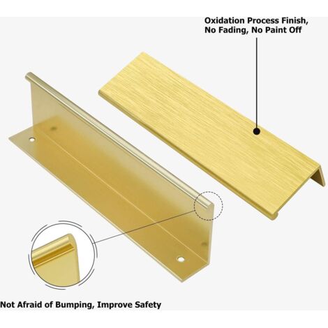 Poignées De Meubles | Longueur 17,45 Cm | Entraxe 16 Cm