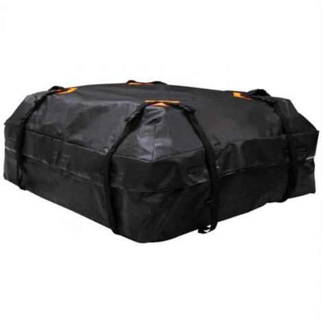 Sac de sport étanche 600D 425L – Compatible barres de toit – Huit bandages solides – Imperméable pour voyages et camping