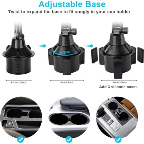 Ahlsen Plateau Porte-Gobelet De Voiture, Multifonctionnel Table De