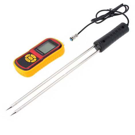 Contactez le testeur d'humidité GM640 avec sonde de mesure, écran LCD (1/5)