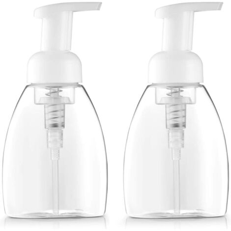 2 PCS 250 ml mousse distributeur de savon pompe bouteille vide liquide  savon pour les mains
