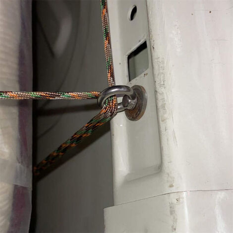 Anneaux Levage M6 Pour Kayak - 4 Pièces En Acier Inox 316 Avec Joint Caoutchouc, Fixation Sur Rail - 4