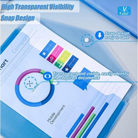 20 Pochettes Cartes De Visite A4 Transparentes - 10 Compartiments Par Page, 11 Trous - Rangement Et Protection
