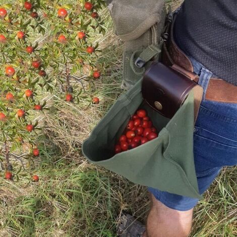 2 Sacs De Cueillette Champignons Et Fruits | Maille Respirante Et Fond En Polyester | Sangle Réglable | Pour Randonnée Et Camping