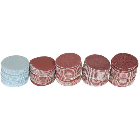 SI FANG Lot 31 Disques Abrasifs 50 Mm à Changement Rapide – 40/60/80/120 Grit, Oxyde De Zirconium + Support Tige 6 Mm Pour Perceuse Meuleuse
