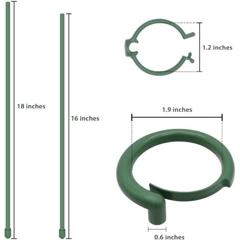 Piquets De Support Pour | Piquet De Jardin à Tige Unique De 10-3 Mm D