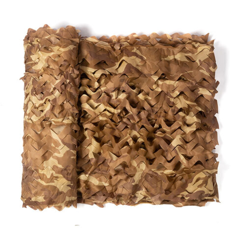 Voile d'ombrage rectangulaire en maille colorée, design camouflage, 4x5 mètres, filet de protection solaire, filet pare-soleil (1/5)