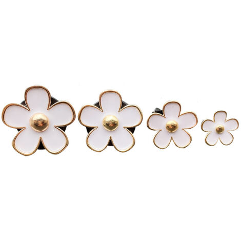 (Blanc,1,8/2,3/3 / 3,3 cm)de Marguerite,ACTOYS 8 Clips de Ventilation de FleurMarguerite Décoration,Accessoire Voiture Femme Interieur,émettraUn Parfum Agréable (1/5)