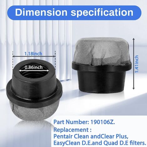 Pièces De Rechange Pour Pompe De Filtre à Sable SF15110 - Couvercle De Crépine Et Joint - Installation Facile, PVC Durable - 9