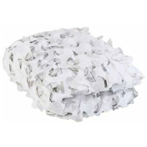 (2x3m) voile de parasol camouflage blanc pour patio toit ombrage piscine jardin mobilier de jardin parasol voile (1/4)