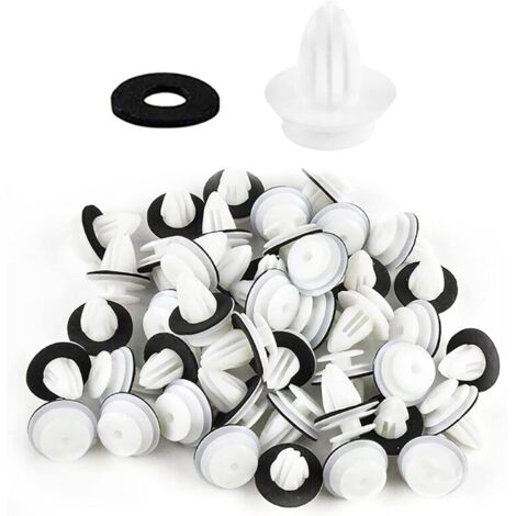 Pièces Rechange Carrosserie Baxcdyswe Lot 190 Clips Fixation Voiture - 6 Tailles Rivets Plastique Universels - Boîte Rangement Rivets Plastique Carrosserie