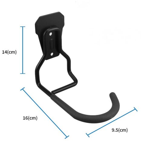 Lot De 2 Crochets De Vélo Verticaux - Support Mural Robuste Pour Garage Et Maison