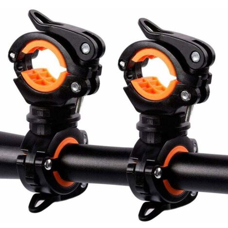 Support De Lampe Pour Vélo – Pince Ajustable 360° Pour Guidon, Diamètre 28-40 Mm