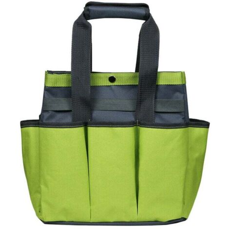 Sac de rangement pour outils de jardin en tissu Oxford-Vert (1/5)