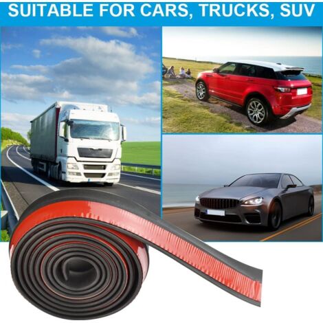 Garniture D'aileron Arrière En Mousse Souple - 2 Mètres - Pour Voiture, SUV, Camion - Style Sportif, Installation Adhésive