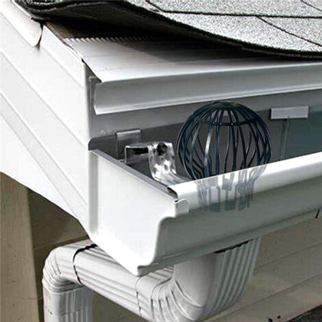 Grille De Protection Pour Gouttière - Filtre Boule 0,98" - Anti Feuilles & Débris - Neuf