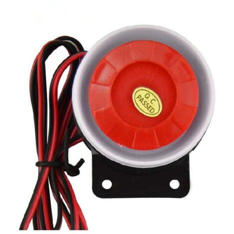 12V 120dB Mini sirène filaire pour alarme système de sécurité accessoires d'alarme sirène système d'alarme de sécurité à domicile antivol klaxon buzzer haute alarme antivol (1/5)