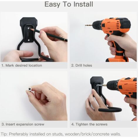 Support Mural Pour Vélo, Système De Rangement Vertical Hanger Système