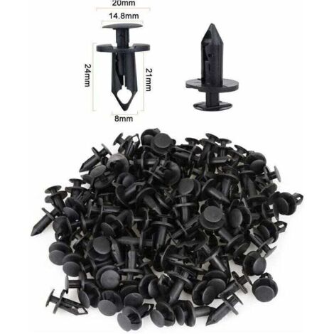 Drfeify Mellifluous 240 x Clips Agrafe Rivets en Plastique Fixation de