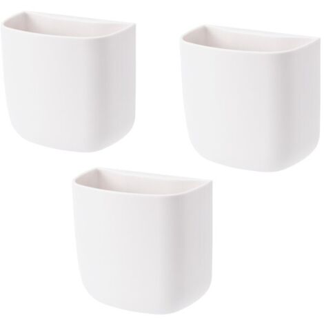 3 Pieces Rangement Telecommande TV, Support de Telecommande Mural, Organisateur, Boîte de Rangement, pour maison, bureau, téléphone portable (1/5)