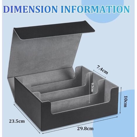 Boite Carte Magic AFIING MTG Commander Deck Box Boîte De Rangement