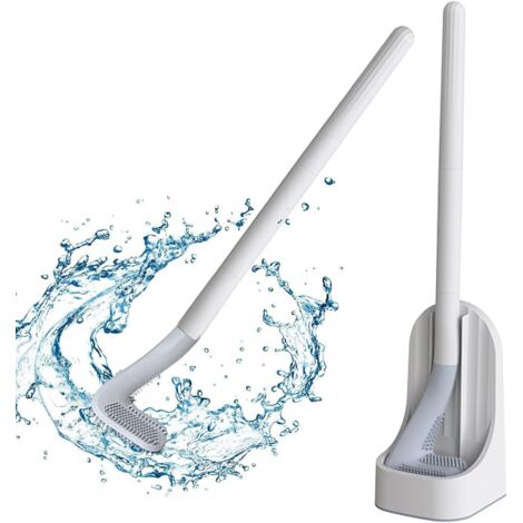 Brosse Wc, Brosse De Toilette En Silicone, Brosse Toilettes À Manche
