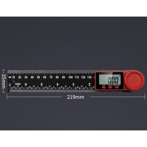 Protracteur Numérique Inclinomètre - Écran LCD 360° - 6 Pouces Précision Angle