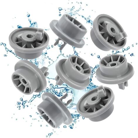 Lave-Vaisselle Lot de 8 Roulettes pour Panier Inférieur Roulette Panier Lave Vaisselle Roulettes de Lave-Vaisselle pour Panier Inférieur avec La Majorité de Lave-Vaisselles (1/5)