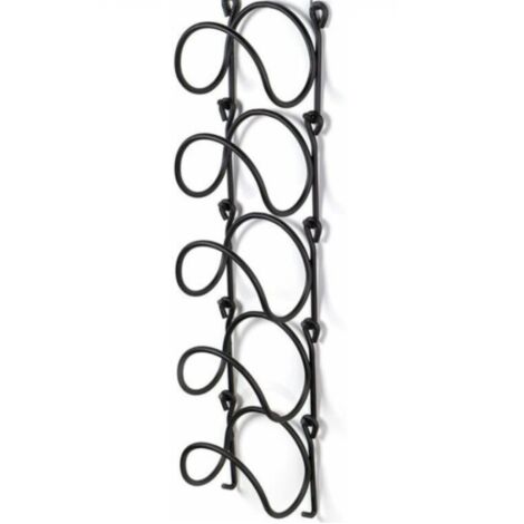 Porte-Serviettes Mural Rond Métal Moderne Blanc Hêtre - Salle De Bain Cuisine Chambre Design Élégant
