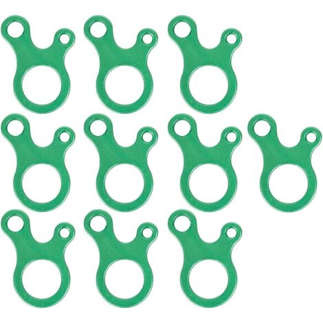 10PCS Tendeur de Tente 1 Trous Tendeur de Corde de Hauban Alliage d’Aluminium Camping randonnée Corde Accessoire (1/5)