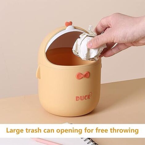 Swing - Poubelle 10L - Couvercle Basculant - Pour Cuisine, Bureau