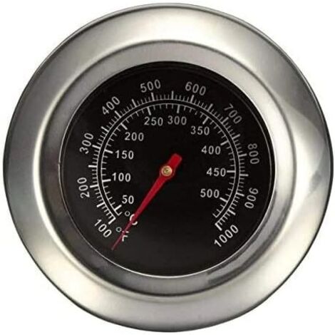 Thermomètre en Acier Inoxydable pour Barbecue, Thermometer de Barbecue BBQ Grill avec Sonde (1/5)