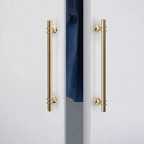 Lot de 8 poignées de meubles,dorées,neuves - Bricolage