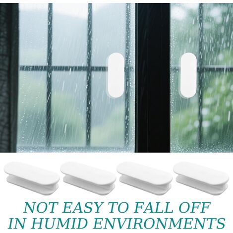 Lot De 4 Poignées De Porte De Balcon, Autocollantes