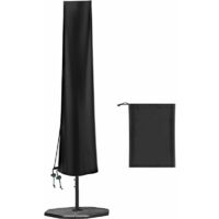(H240x57x57cm) 2m 3m Parasol Waterproof Cover 420D Oxford Umbrella Cover (with Zip) Parasol Cover