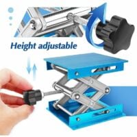 Vente Élévateur De Laboratoire En Alliage D'aluminium 100x100mm,table élévatrice,plateforme De Support De Laboratoire,élévateur De Laboratoire,support De Table - Banggood Ançais