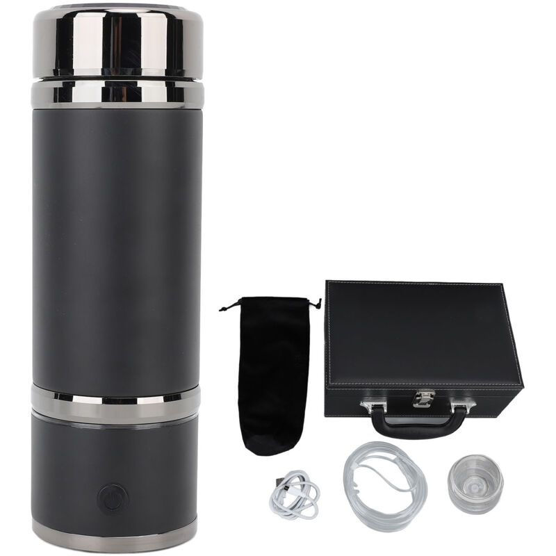 Oakforest Bouteille D'eau Portable à Hydrogène Avec Technologie SPE PEM | Écran OLED Rechargeable Par USB, Haute Efficacité, Riche En Hydrogène De 1500 à 3000 PPB Avec Membrane Ionisante, 270 Ml