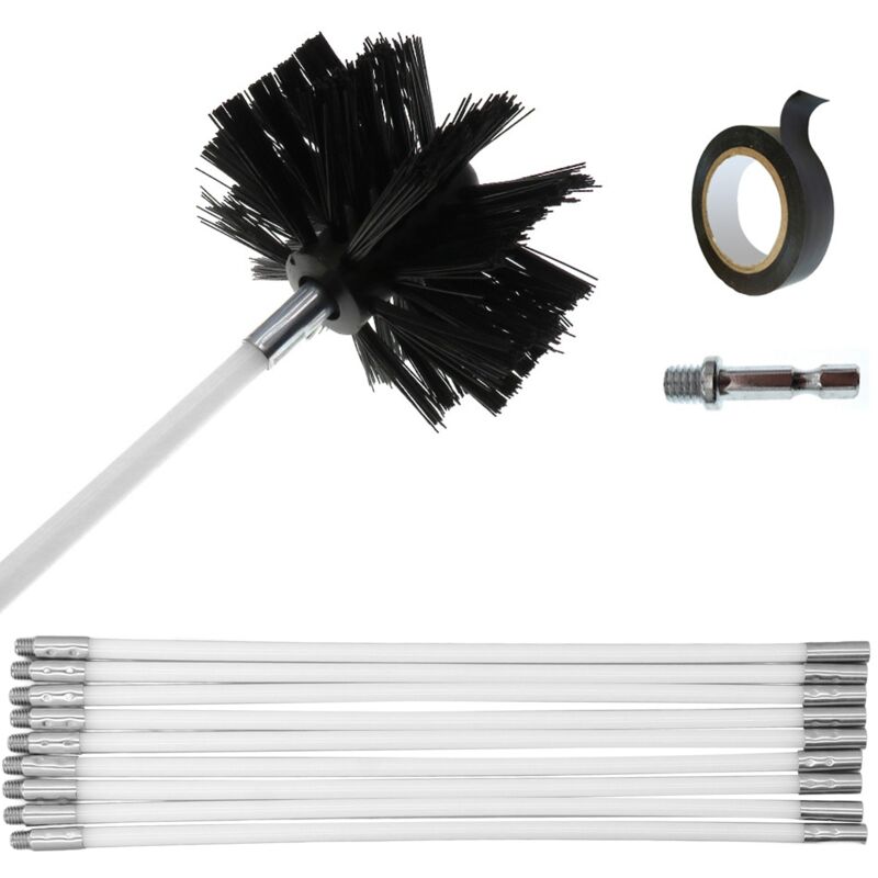 10 Pièces Brosse Metallique Pour Perceuse, Brosse De Nettoyage, Ondulée