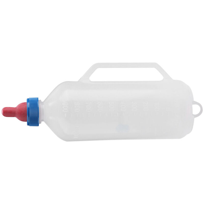 Biberon Agneau 800ml Holdes - Bouteille Lait Avec Tétine Souple Pour Agneaux Et Chevreaux