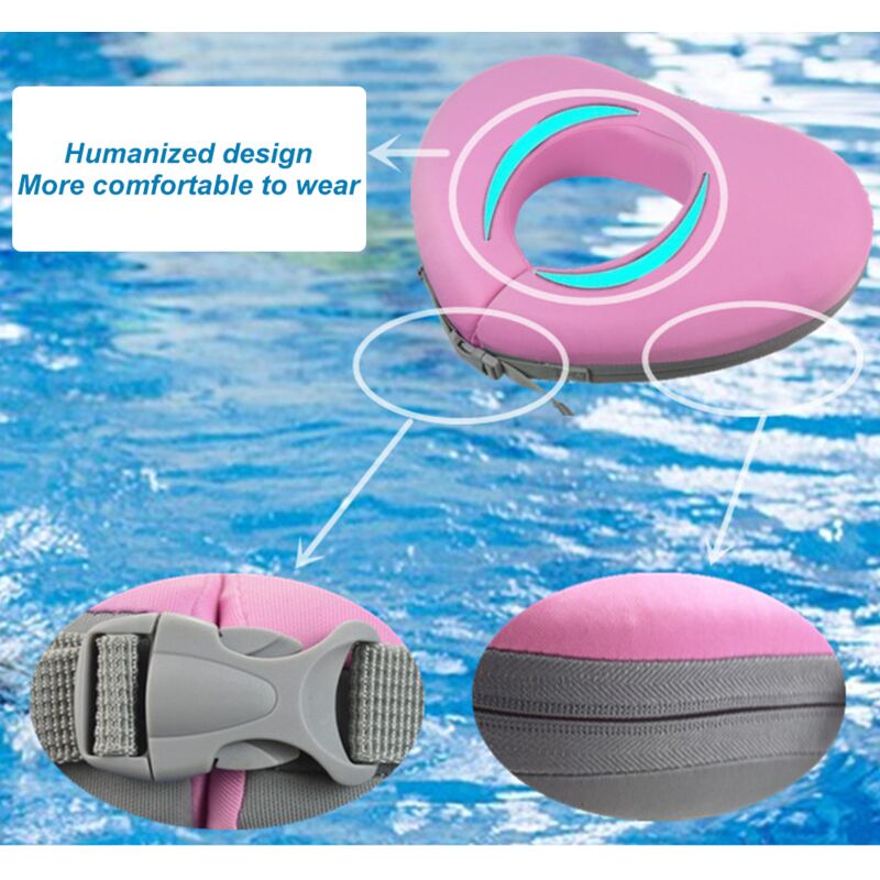 Bouée De Sauvetage En Mousse – 40,6cm De Diamètre, Avec Corde – Pour Piscine, Lac, Rivière, Mer – Adulte
