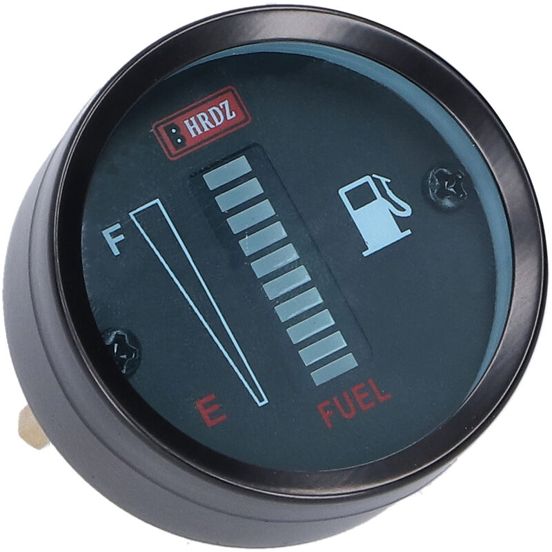Jauge Carburant LED 52mm - Indicateur Essence 12V - Pour Moto/Voiture - Résistance Réglable