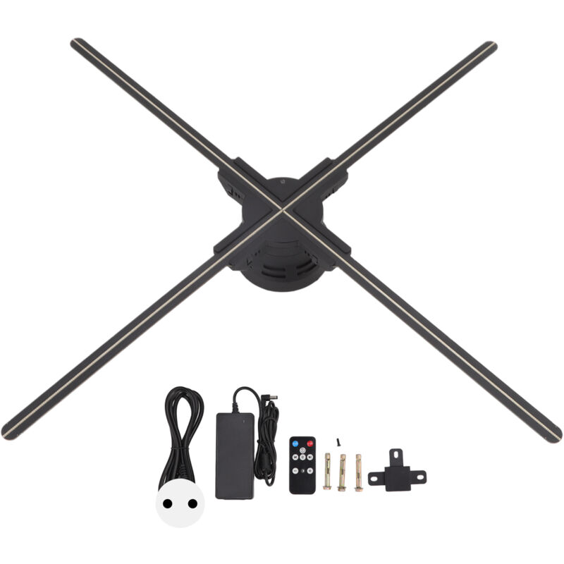 Support Trépied Projecteur Holographique 3D - Hauteur Réglable 80-180cm - Pour Ventilateurs 42-100cm