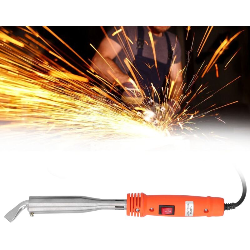 Fer à Souder 150W Électrique Avec Pointe Coudée – Puissant 500°C – Idéal Réparation Électronique, Soudure & Forgeage – Prise UE 220V