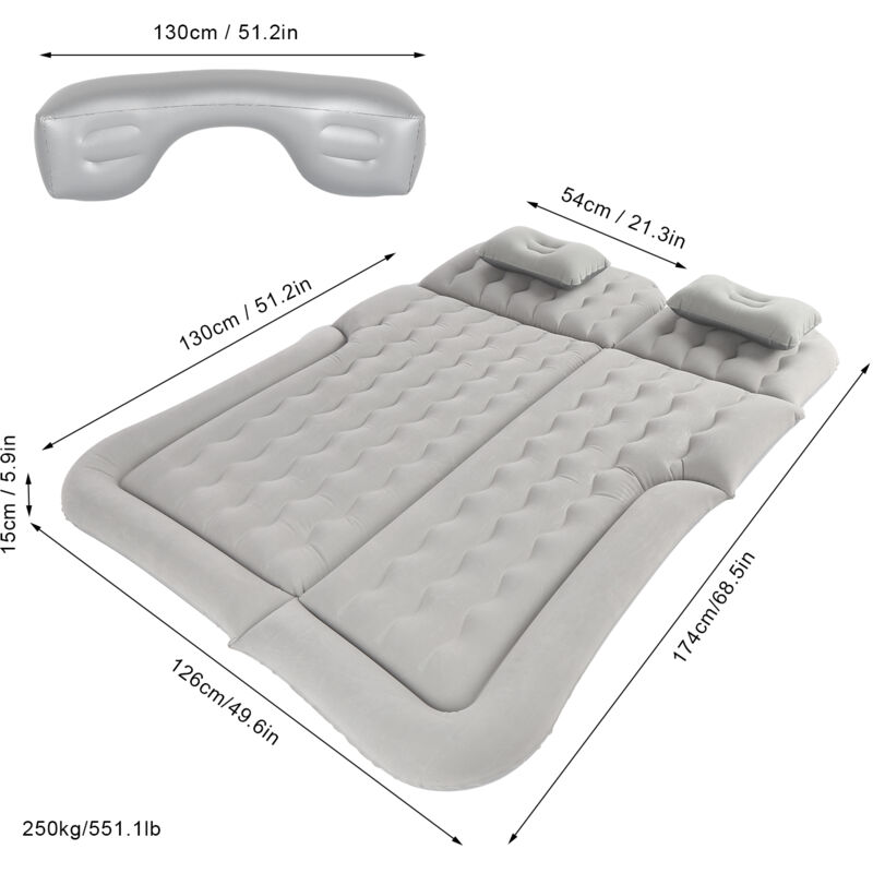 Matelas Pneumatique - FDIT - SUV - Gonflable Épaissi - Avec Pompe