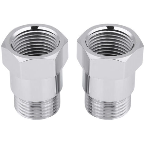 Eosnow 2 pièces 32mm M18 1.5 O2 capteur d'oxygène Extender Extension entretoise bondes adaptateur argent