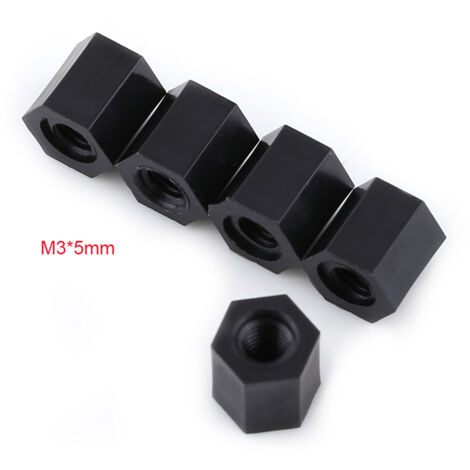 100 Entretoises Laiton Hexagonales M3 - 5mm + 6mm - Femelle-Mâle - Uxcell