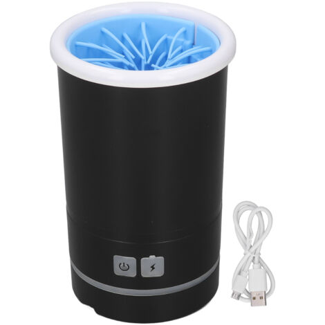Lave-pattes pour animaux de compagnie, brosses souples automatiques rechargeables par USB, nettoyeur de pieds de chien Portable pour petits et moyens chiens (1/5)